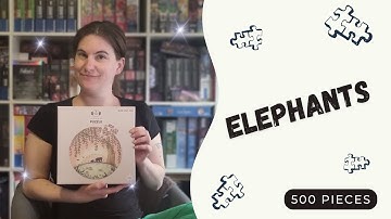 Elephant Jigsaw Puzzle Timelapse 🧩 | Relaxing & Satisfying Speed Build