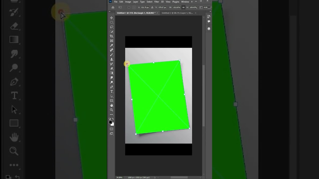 Create Paper Mockup in simple steps in Photoshop | #photoshoptutorial #shortsvideo #photoshopshorts