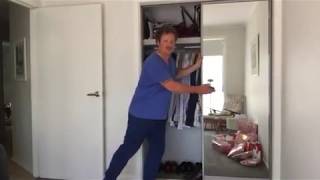 HOW TO ADJUST SLIDING DOORS ON A BUILT IN ROBE - HOME IMPROVEMENT MADE EASY