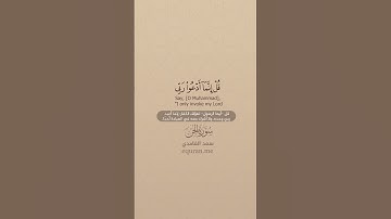 سورة الجن [ 18 : 23 ] ~ الشيخ سعد الغامدي