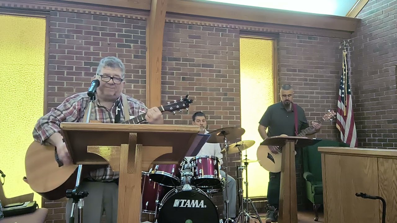 "You are my All in All" written by Dennis Jernigan 🎶, played by the Harmony Praise Band 🎸🎸🥁🎤🎶✝️