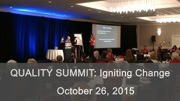 Quality Summit: Igniting Change October 26, 2015