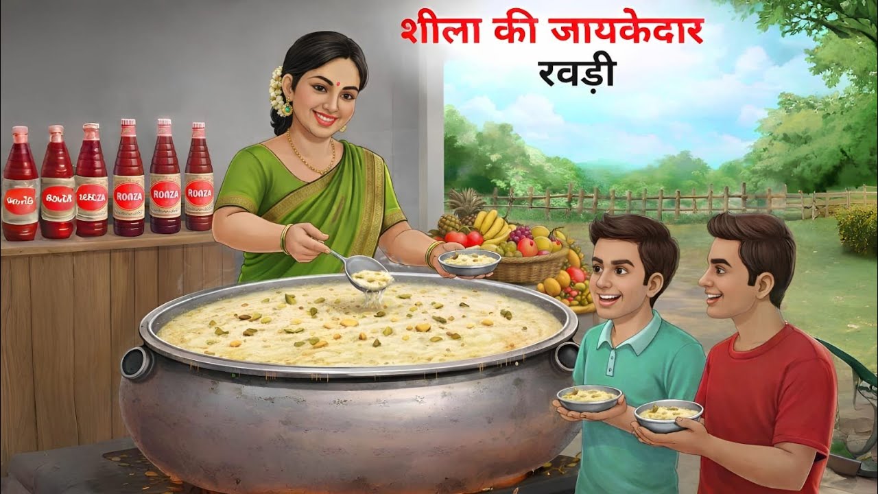 शीला की जयकेदार रबड़ी  | Shila ki jaaykedar rabdi | Hindi Moral Story | Hindi Cartoon Kahani |