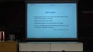 FOSDEM 2009 FLOSSMetrics