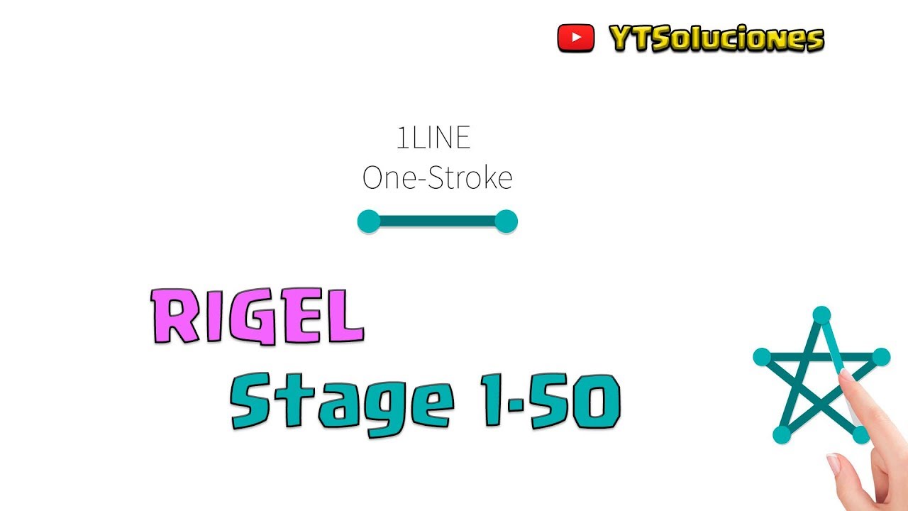 1Line One-stroke Luminous RIGEL (stage 1-50)