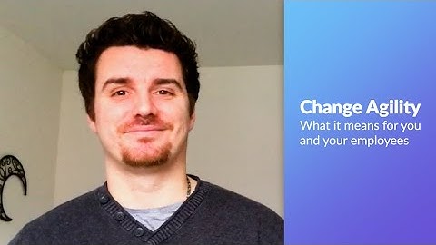 Change Agility in the Workplace - Examples and Techniques