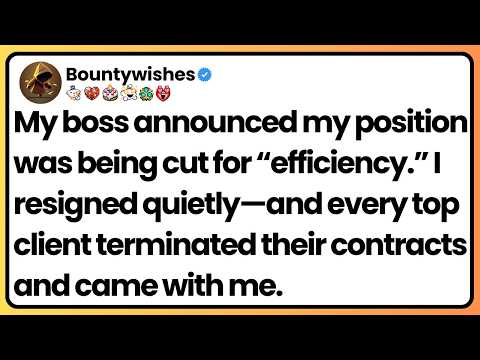 My boss cut my job, not knowing I ran her biggest clients. I quit and took them all.