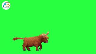 Red Goat Running Cartoon Animals Animals Stampede Animal Race Green Screen Animal Ab Learn