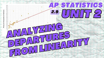 Departure from Linearity - AP Statistics Unit 2 Summary Topic 2.9