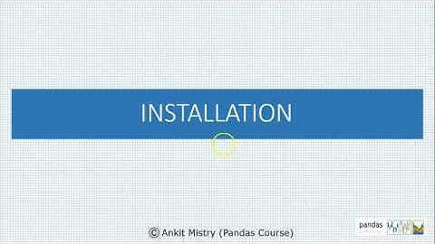 Different ways of installation of Pandas  (Course Link in Description)