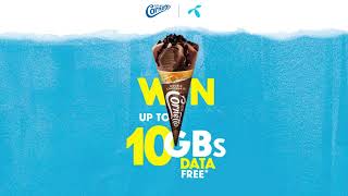 Enjoy unlimited Music with Cornetto by winning up to 10GBs FREE data!
Grab a cornetto and get groovy to the sound of love! Lid ko karo flip and Win up to 10 GBs Data FREE!
#Cornetto #MoreSeZyadaFaida Enjoy unlimited Music with Cornetto by winning up to 10GBs FREE data!