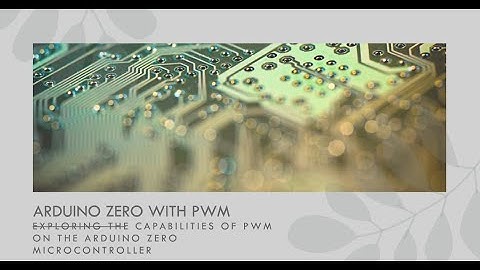 Arduino Zero and PWM