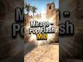 Mirage - Best Pop Flash Mid #cs2 #cs2tips #gaming #gamingtips #esport #fps #smokes #fyp #flash