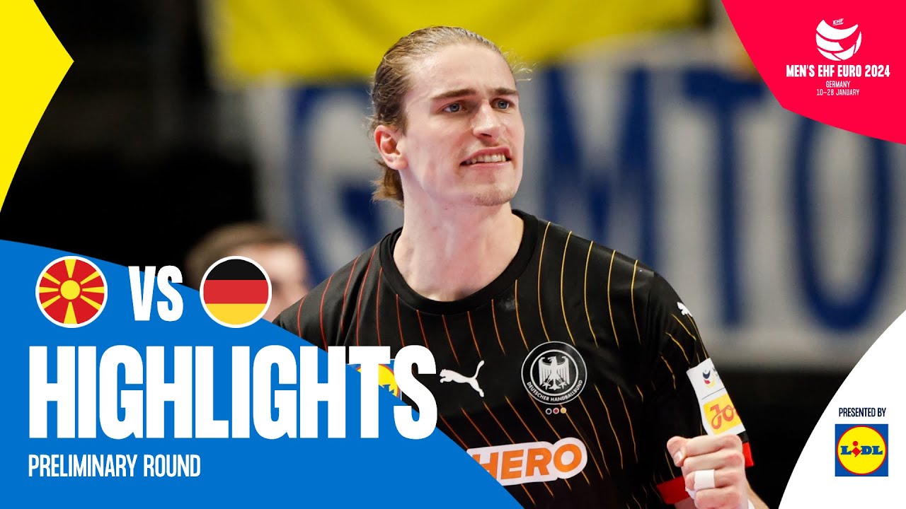 did? | Men\'s - Germany you | YouTube believe | Macedonia what Can Knorr vs. 2024 North EURO Highlights EHF