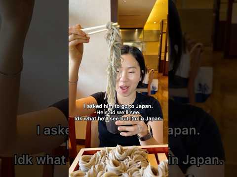 I asked him to go to Japan. He said we’ll see. I don’t know what he’ll see but I’m in Japan.
