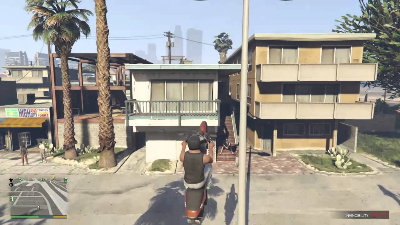Messing around GTA 5 Story mode