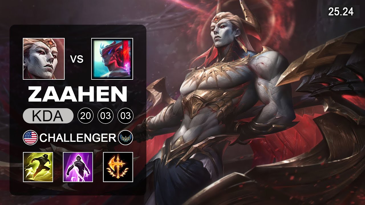 Zaahen vs Yone Top - NA Challenger - Patch 25.24 Season 15