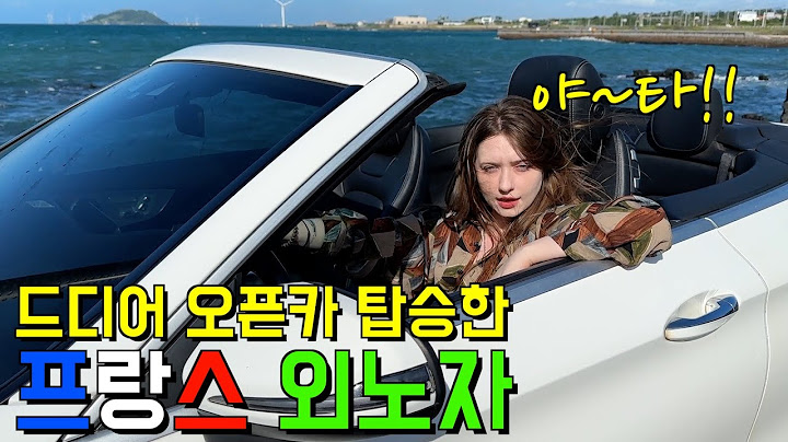 한국 공장에서 노가다 뛰던 프랑스 아내에게 독일 오픈카를 태워줬을 때 반응 ㅋㅋ