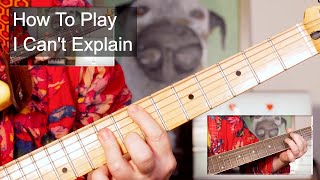 'I Can't Explain' The Who Guitar & Bass Lesson