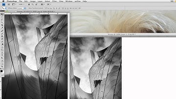 How to Mirror two images in Photoshop