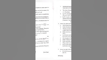 #bsc Core-9 Question Paper 2023 B.Sc Math 4th Semester (Utkal University) #utkaluniversity #shorts