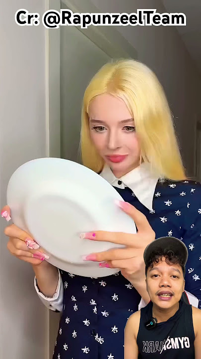 THE SAUCE STAINS ON THE PLATE WON'T COME AWAY⁉️ cr: @RapunzeelTeam