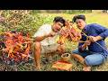 Cooking Spicy Chicken in the Wild 🔥 So Juicy &amp; Delicious!​ #streetfood #grilledchickensandwich