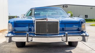 Over-the-Top 1970s Luxury: The 1976 Lincoln Mark IV Bill Blass Edition!