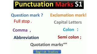 Punctuation Marks ¦ أسهل شرح لعلامات الترقيم في اللغة الإنجليزية