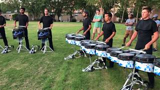 Blue Devils 2017 - Battery Warmup - DCI Southeastern (Powder Springs, GA)