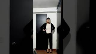 Cross Dresser Wearing Black and Pink Outfit |Lily