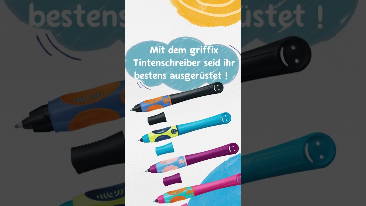 Der Schulanfang kann kommen - Schreiben lernen mit dem griffix Tintenschreiber  #einschulung
