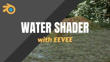 Blender 2.8 - Realtime PBR water material with EEVEE - PART #1