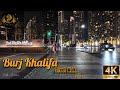 🇦🇪 [4K] Raw Unfiltered BURJ KHALIFA Street Virtual Nightlife Walking Tour