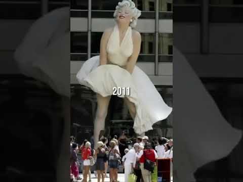 Marilyn Monroe in 1955- 2011 #shortfeed #marilynmonroe
