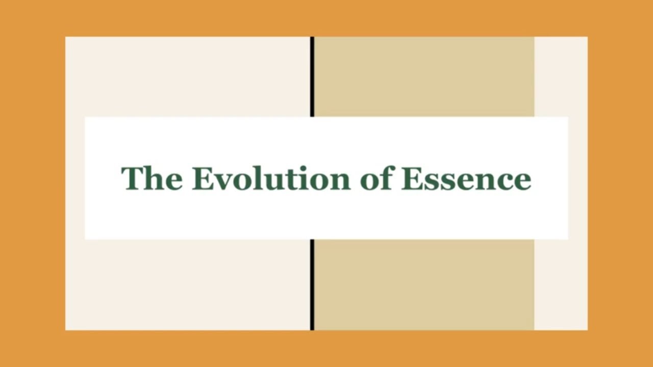 Story Time: The Evolution of Essence - YouTube