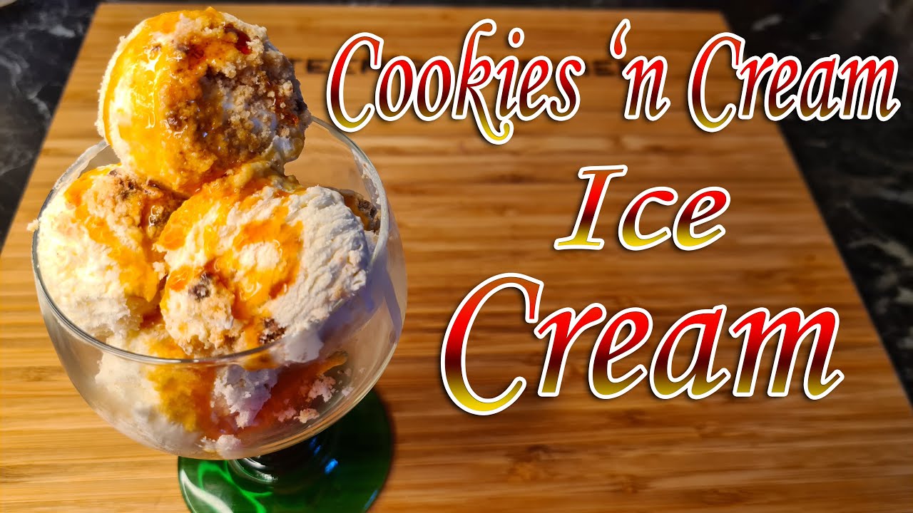 Easy Homemade Low Carb Cookies ‘n Cream Ice Cream Panlasang