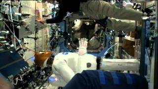 Robonaut Shakes Hands