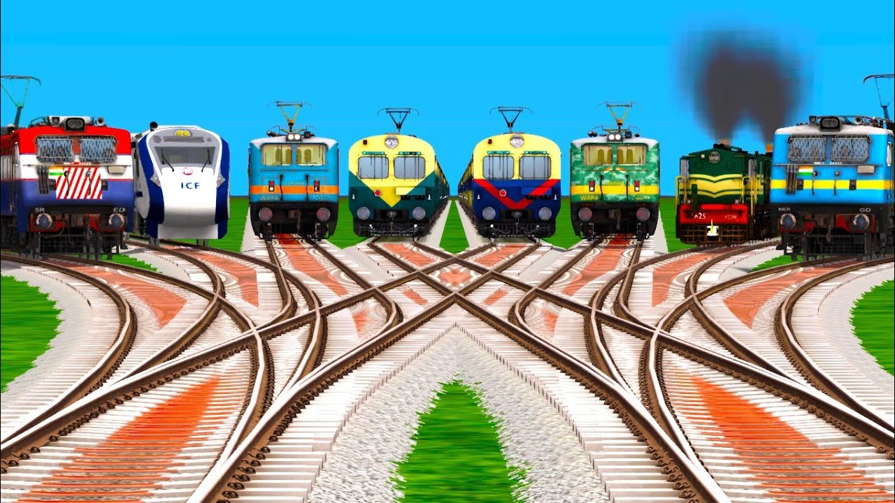 8*trainz crossing by Bumpy Branched Amtkar Railroad Crossing / new ...