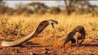 Mongoose Attacks Egyptian Cobra — Real Wildlife Encounter in African Savanna | Full Documentary