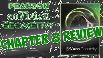 Geometry Chapter 8 Review for Pearson enVision Common Core 2018 (Right Triangles and Trigonometry)