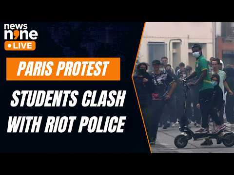 Paris Students Clash With Riot Police Over School Funding | France Protest