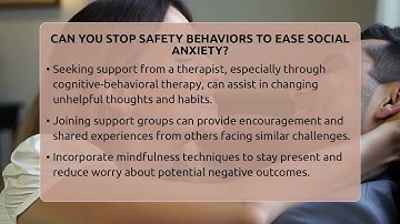 Can You Stop Safety Behaviors To Ease Social Anxiety? - The Personal Growth Path