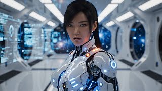 Cosmic Horizons | Serene Future City Journey (4K) Sci-Fi Ambience for Study &amp; Sleep