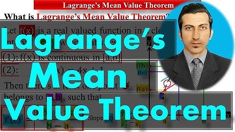 What is Lagrange’s Mean Value Theorem? Prove Lagrange