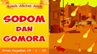 SODOM DAN GOMORA - Abraham dan Lot - tiang garam - cerita komik sekolah minggu ibadah online