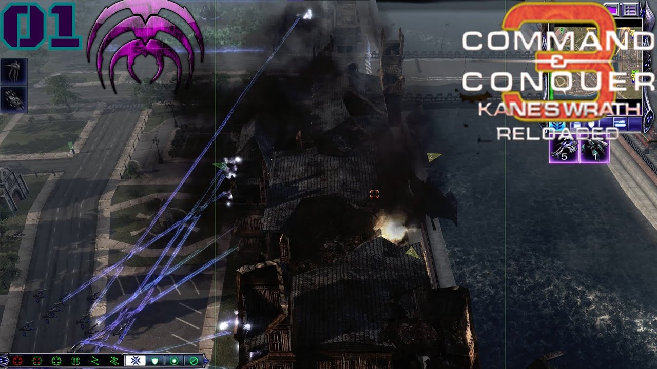 London [01] Command and Conquer 3: Kane's Wrath Reloaded - YouTube