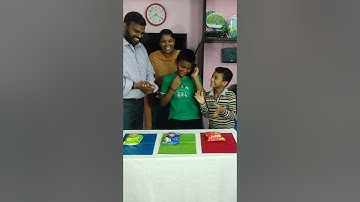 Blindfold color matching challenge #fungame #msfunland #challenge #shorts  #colormatching