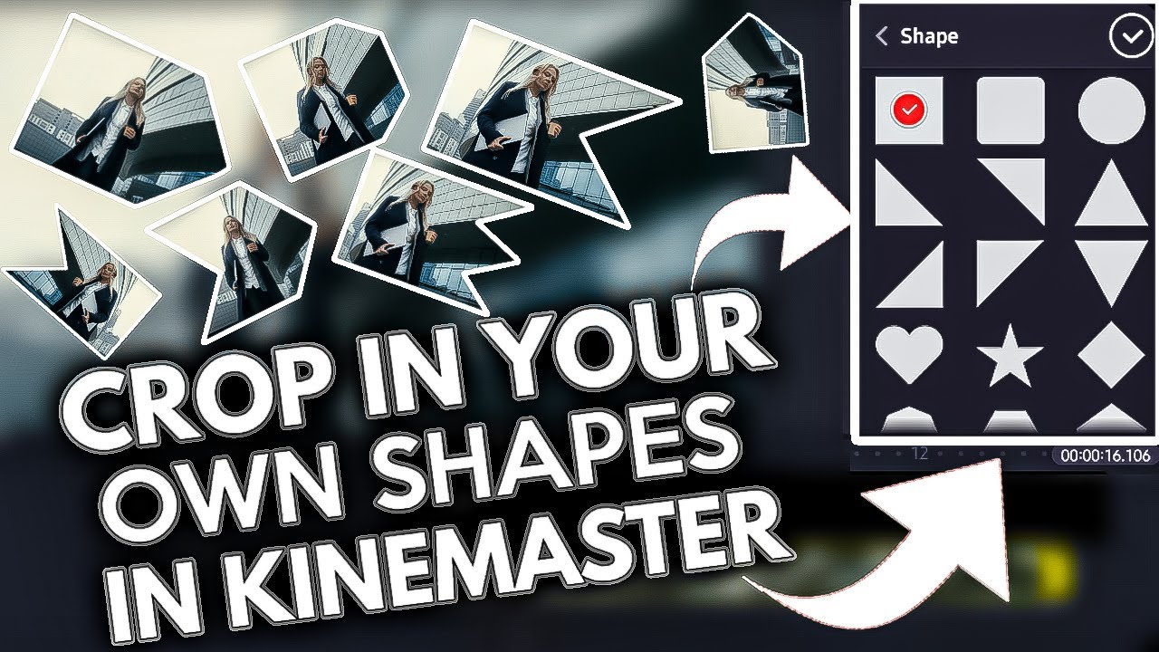 How To Crop Video In Any Shape In Kinemaster🔥 Kinemaster Editing