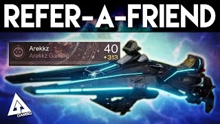 Destiny Refer A Friend Items, Update 2.0.2 & Iron Banner